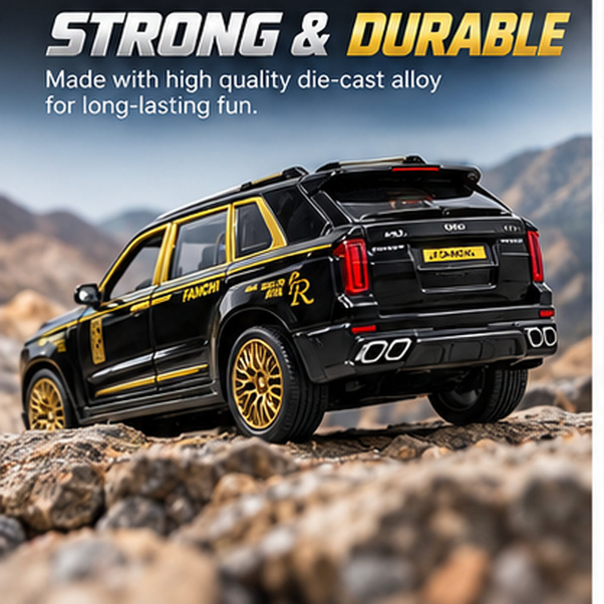Die-Cast Police SUV Model Car