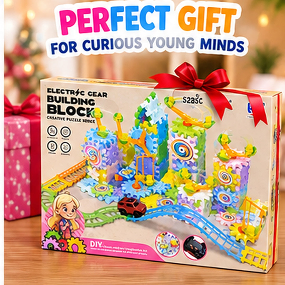 Electric Gear Building Blocks Set