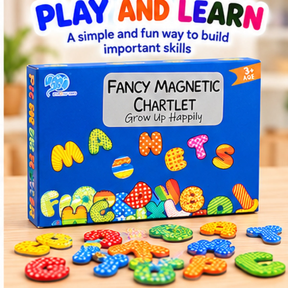 Fancy Magnetic Alphabet Chart