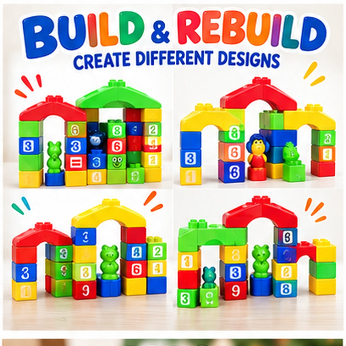 Fantasy Educational Building Blocks Set