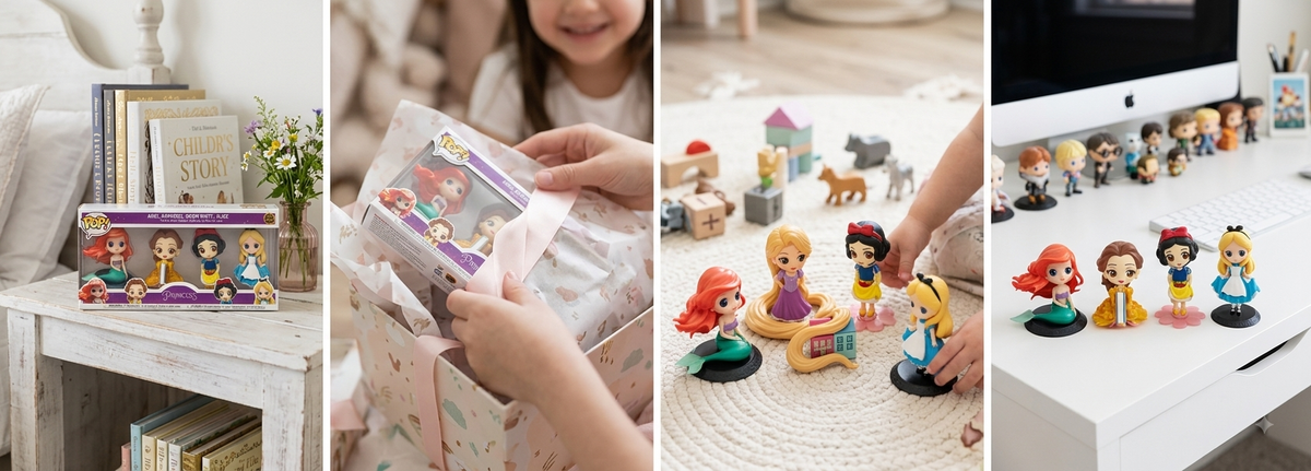 Mini Character Doll Set of 4