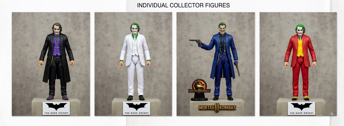 Villain Character Action Figure Set