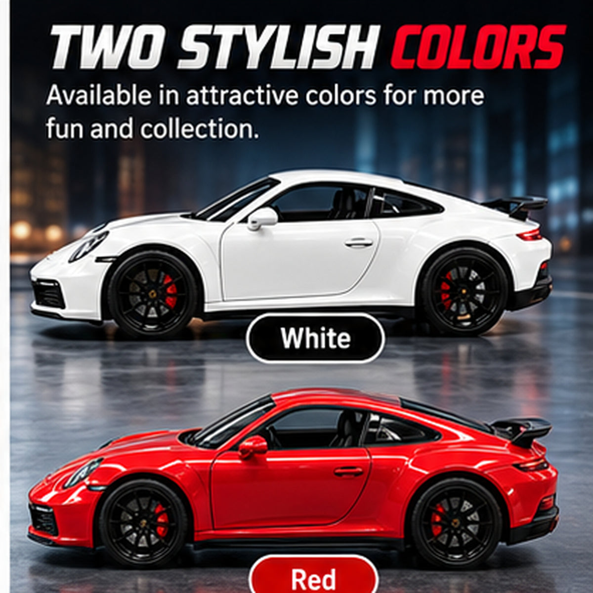 1:22 Die-Cast Sports Car Model