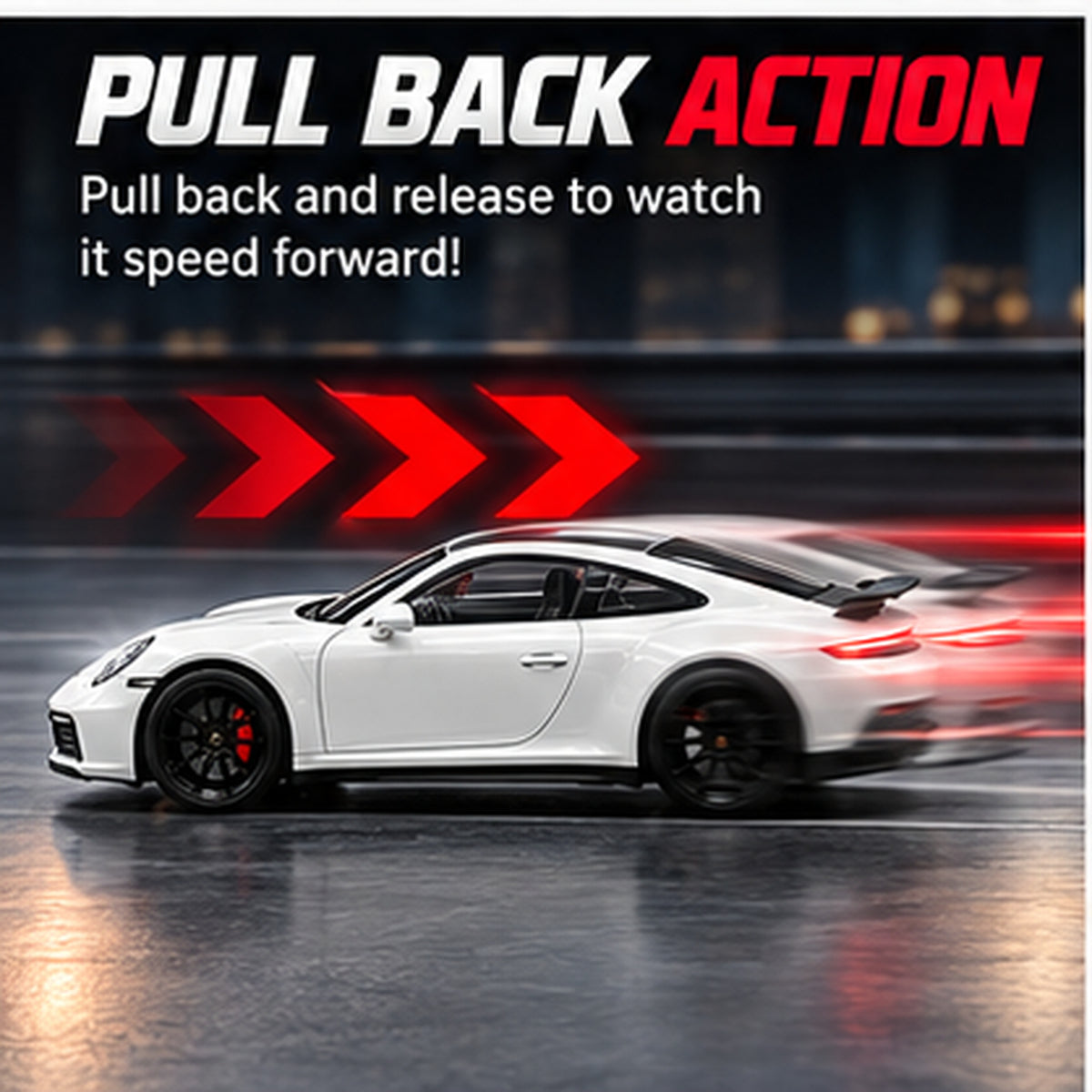 1:22 Die-Cast Sports Car Model