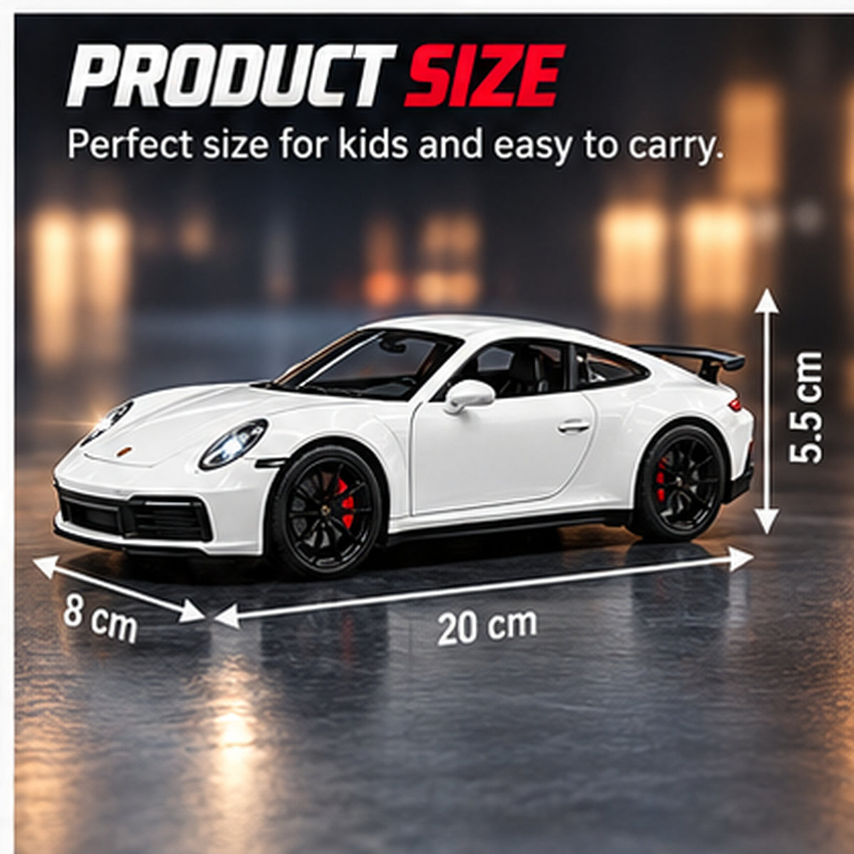 1:22 Die-Cast Sports Car Model