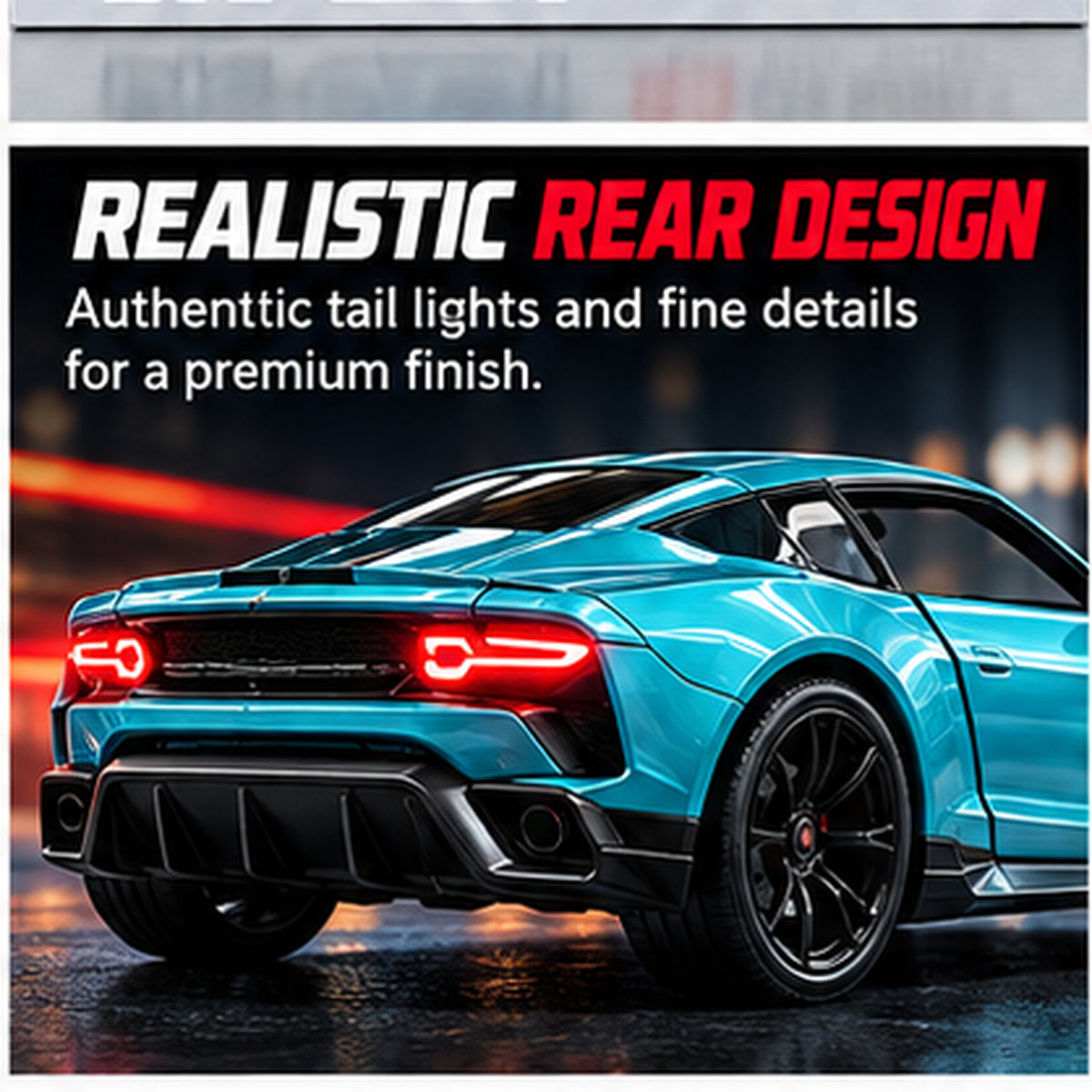 1:22 Die-Cast Sports Car Model