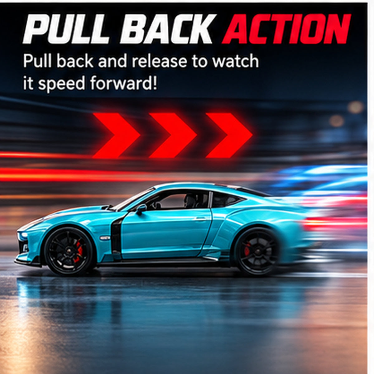 1:22 Die-Cast Sports Car Model