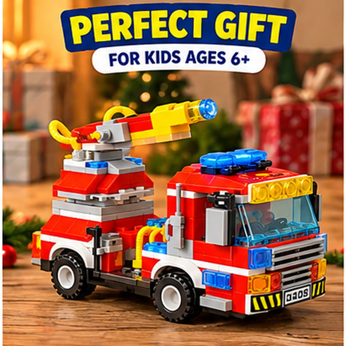 Fire Truck Building Blocks Set – 230 Pieces