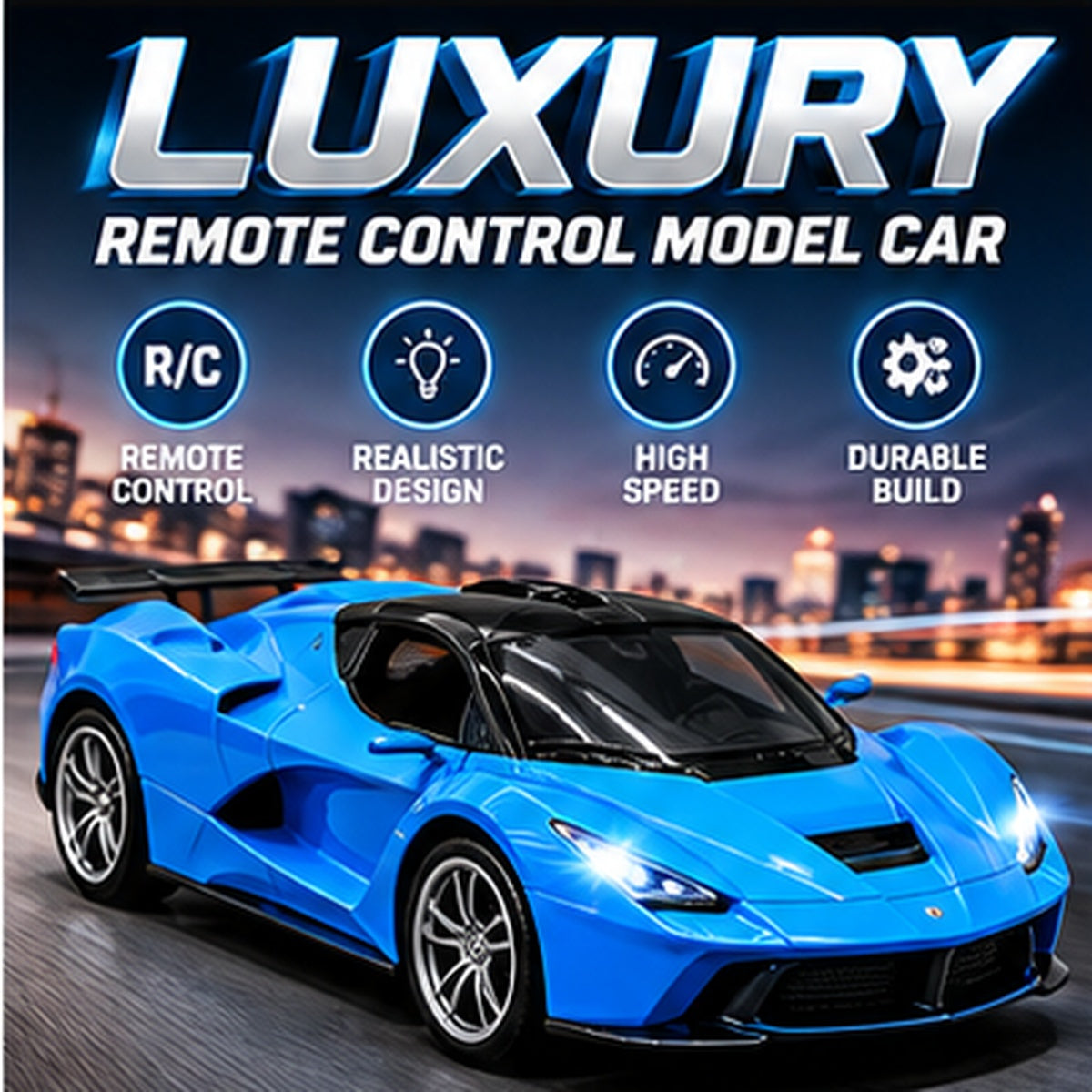 1:16 Remote Control Luxury Sports Car