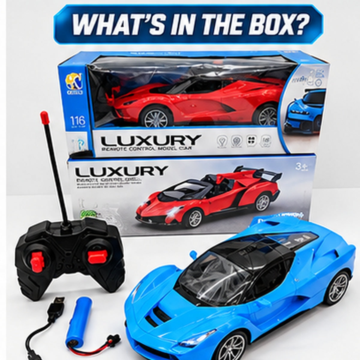 1:16 Remote Control Luxury Sports Car