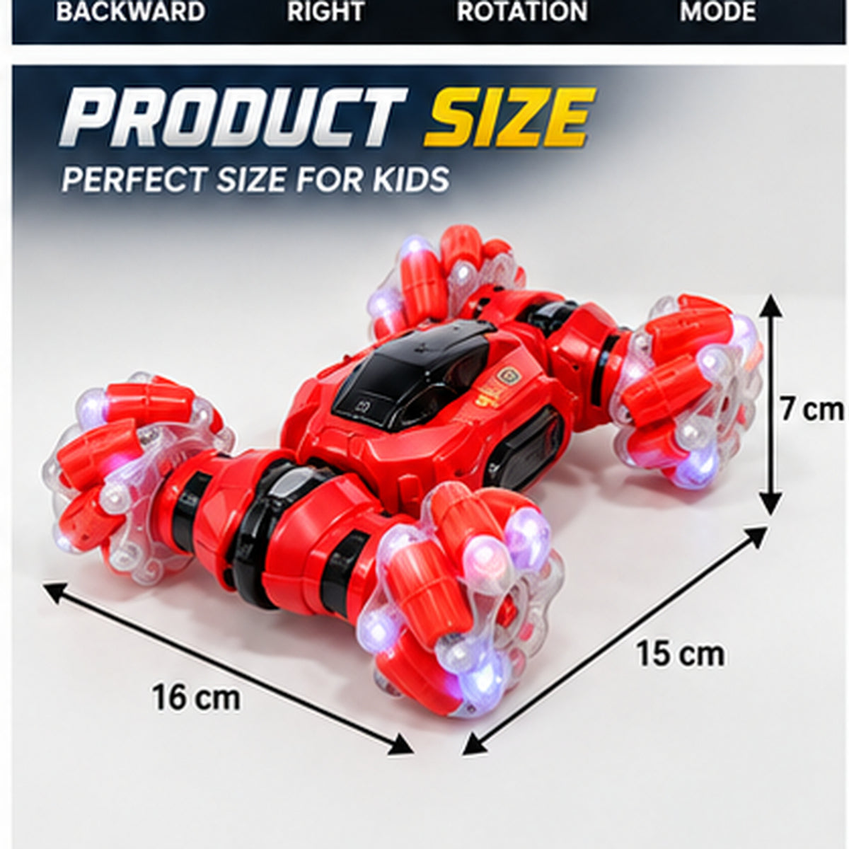 RC 2.4GHz Double-Sided 360° Stunt Car