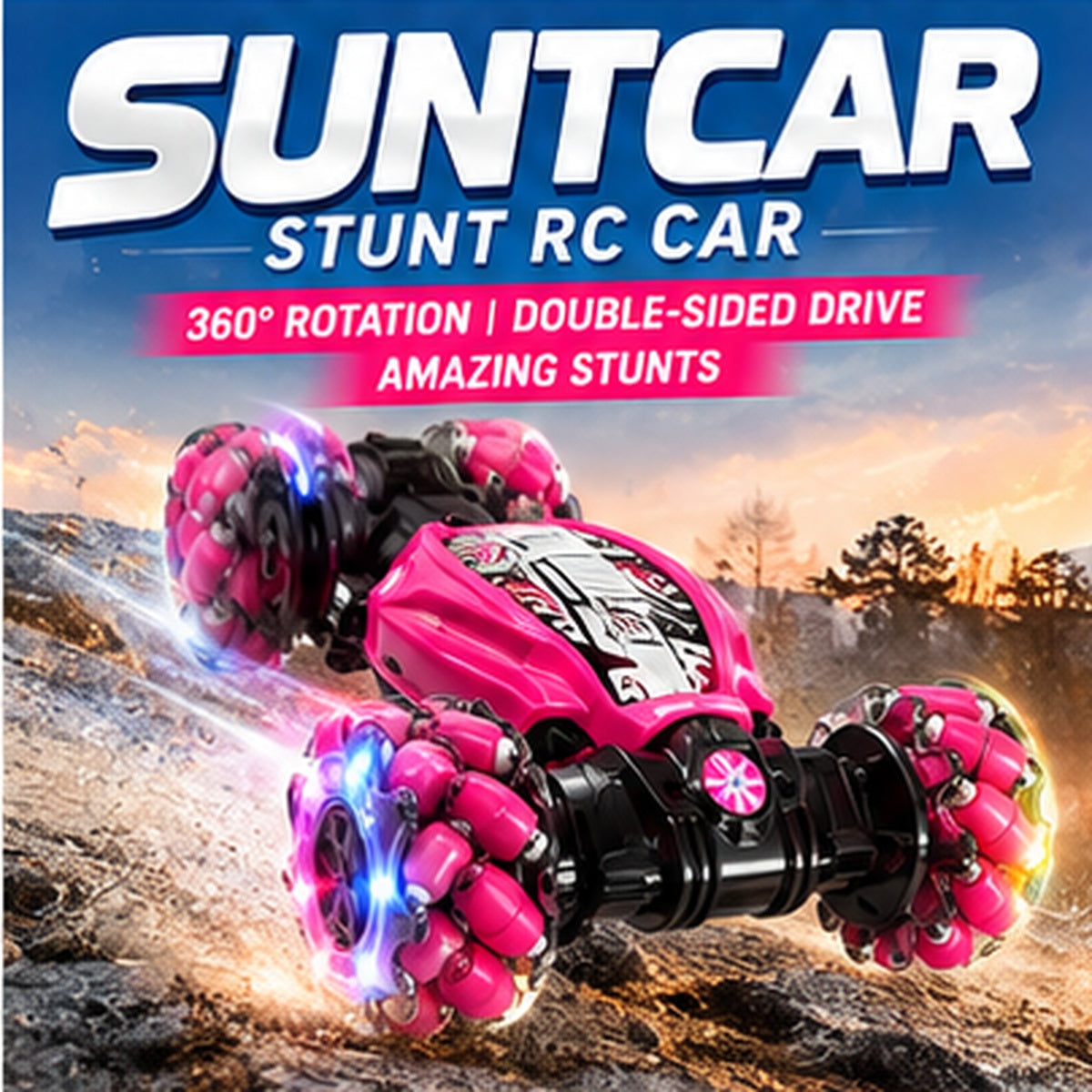 Remote Control 360° Stunt Car