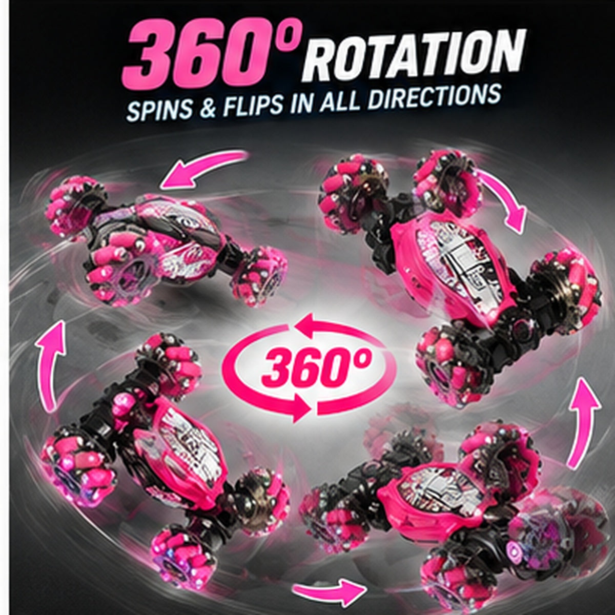 Remote Control 360° Stunt Car