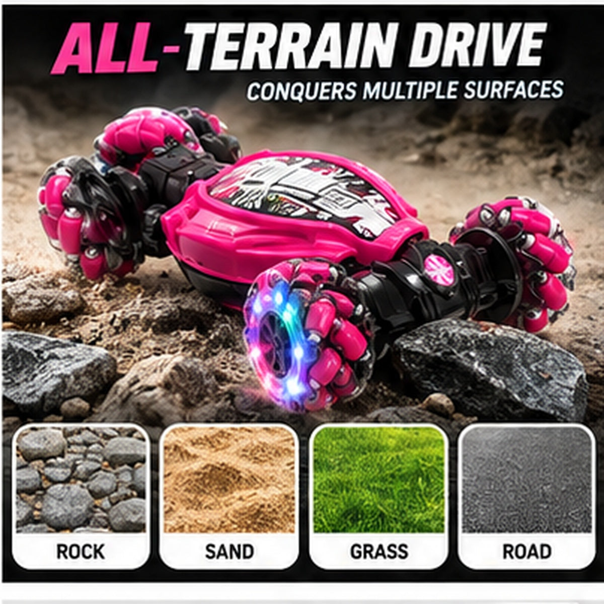 Remote Control 360° Stunt Car