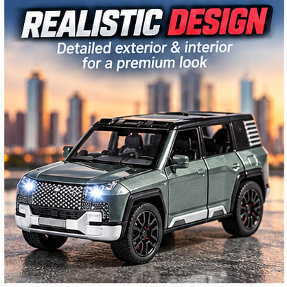 1:32 Die-Cast SUV Model Car with Lights & Sound