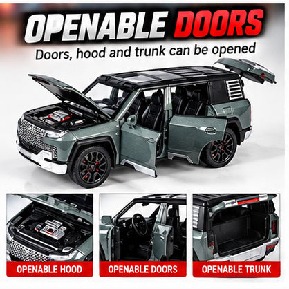 1:32 Die-Cast SUV Model Car with Lights & Sound