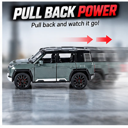 1:32 Die-Cast SUV Model Car with Lights & Sound