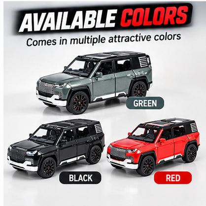 1:32 Die-Cast SUV Model Car with Lights & Sound