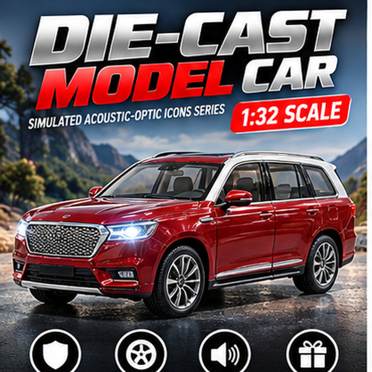 1:32 Die-Cast SUV Model Car