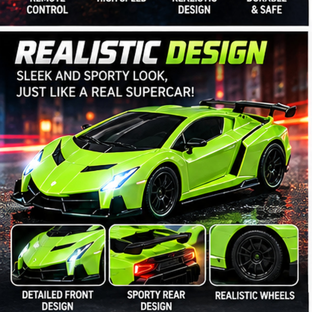 RC Rechargeable Racing Sports Car