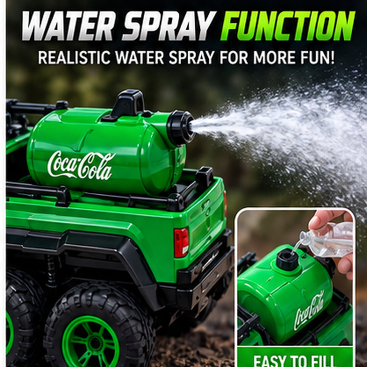 RC Off-Road Rechargeable 4x4 Truck