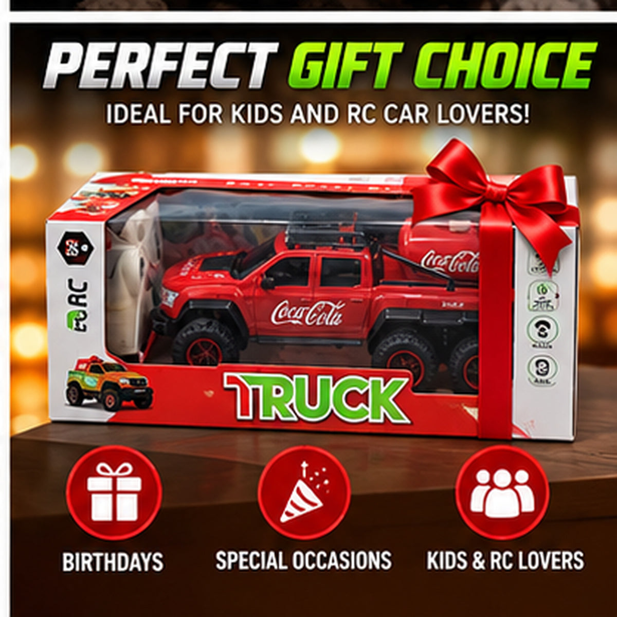 RC Off-Road Rechargeable 4x4 Truck