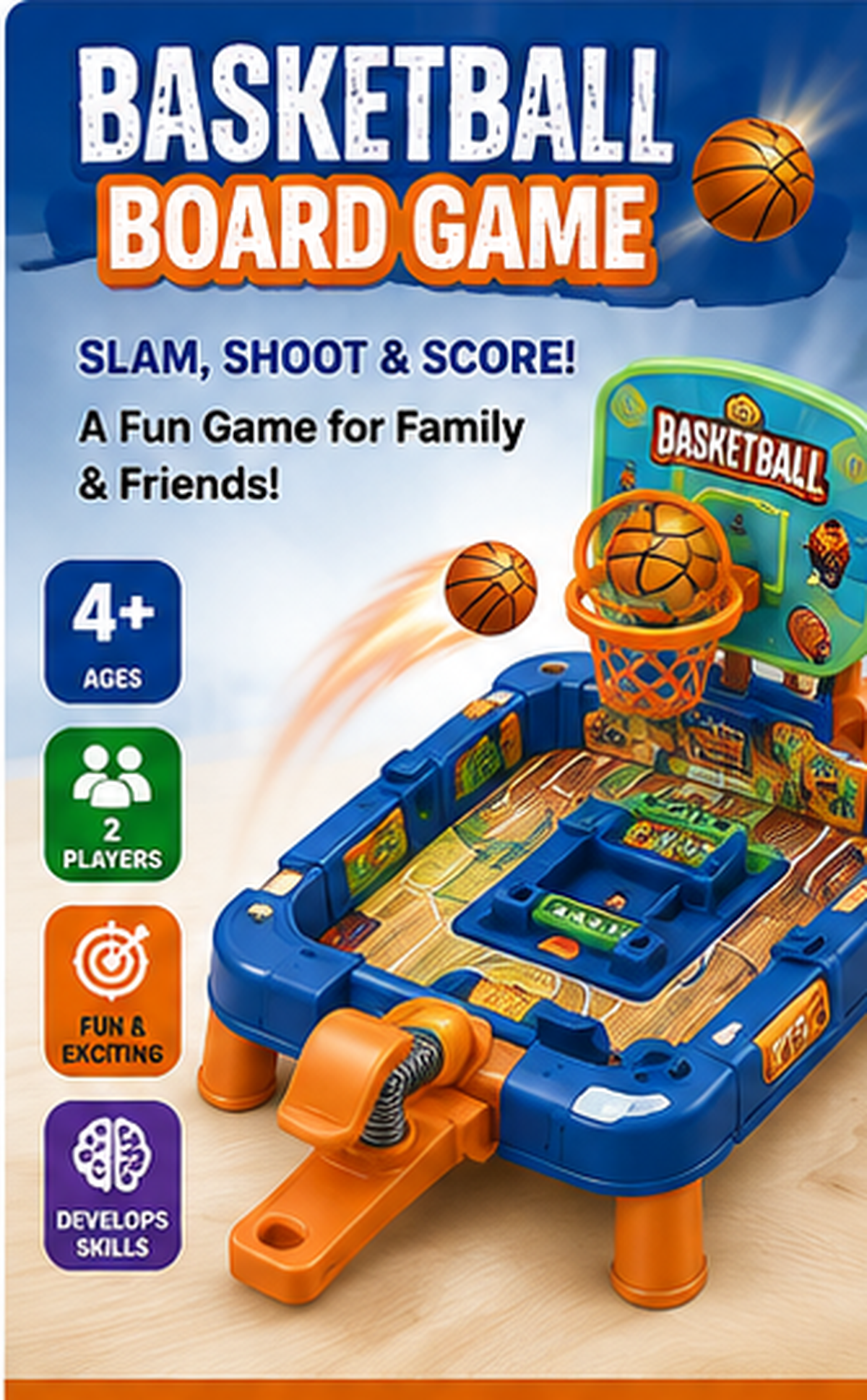 Basketball Board Game