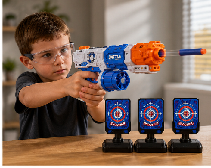 6-in-1 Soft Bullet Blaster Toy