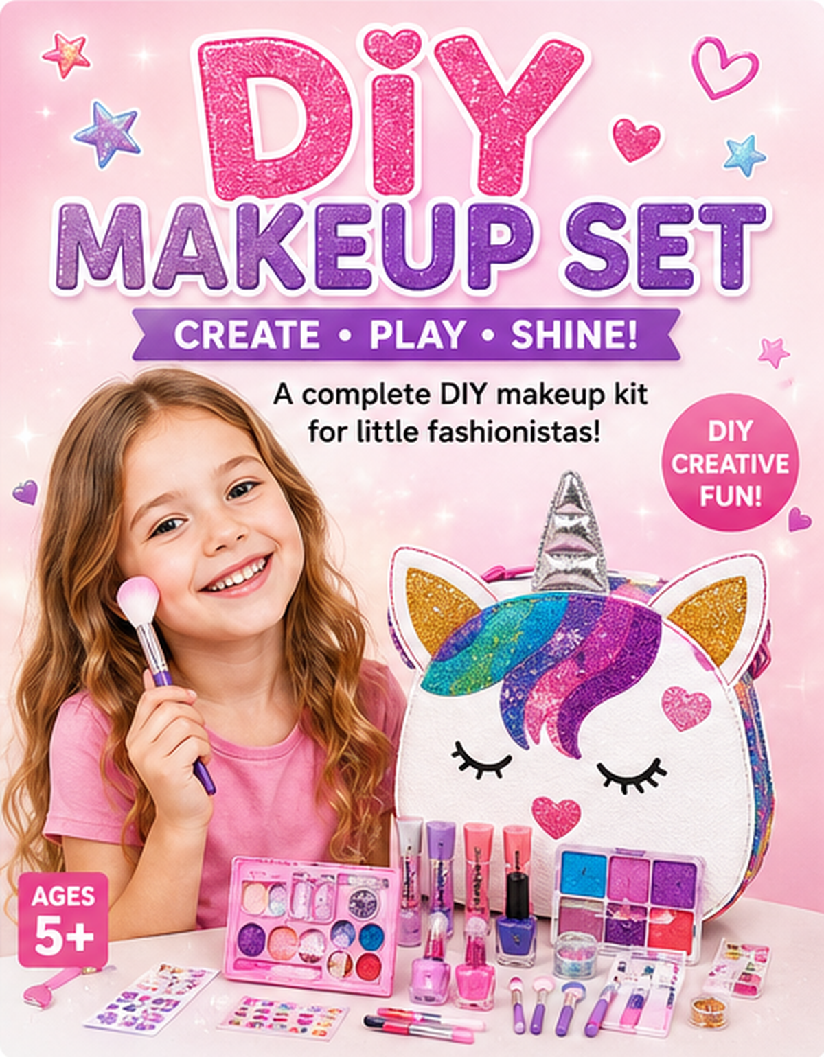 DIY Beauty Makeup Set for Kids