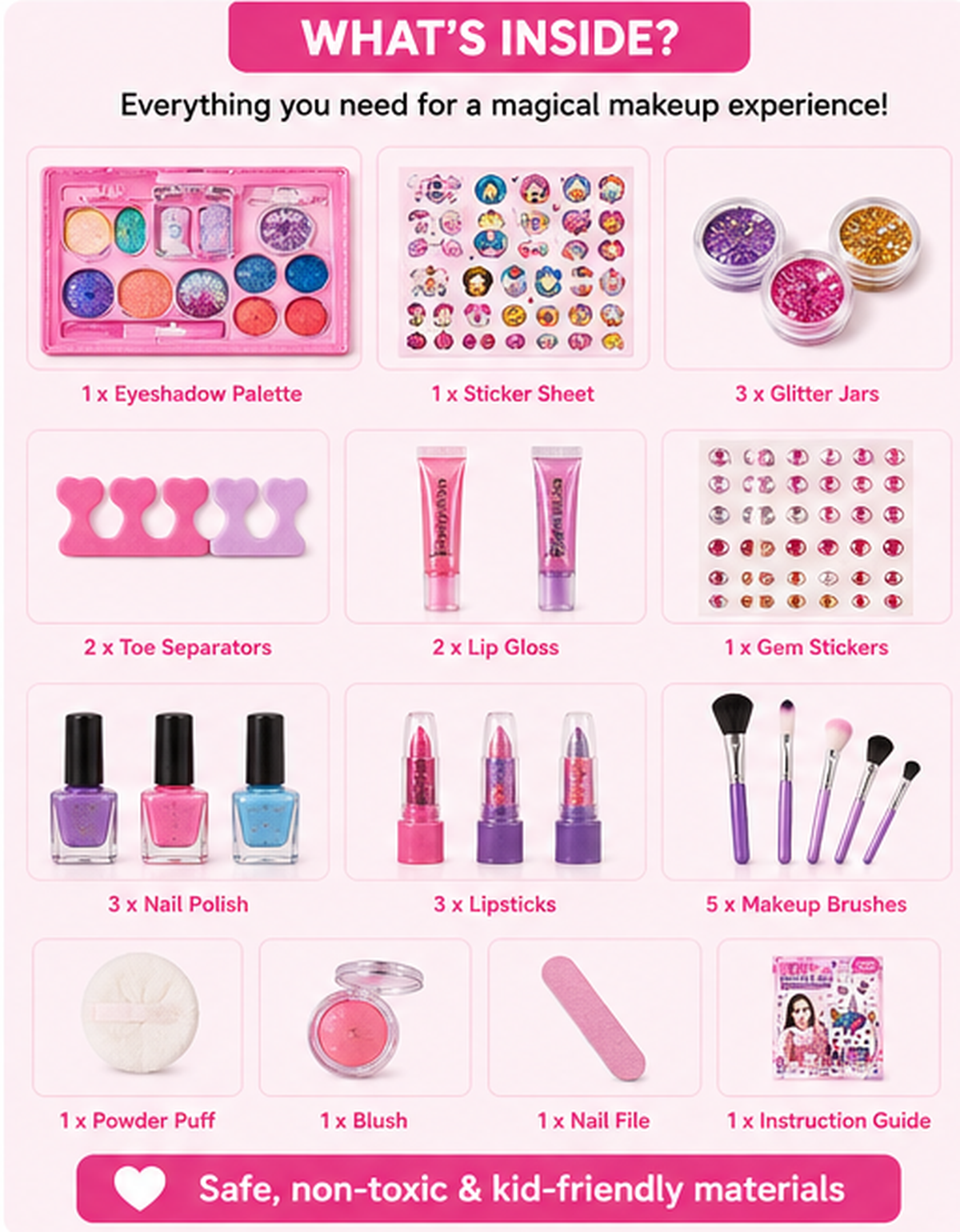 DIY Beauty Makeup Set for Kids