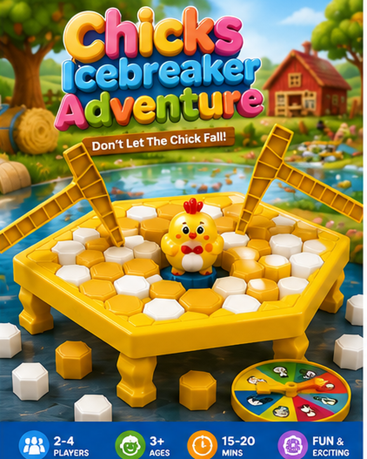 Chicken Icebreaker Adventure Board Game