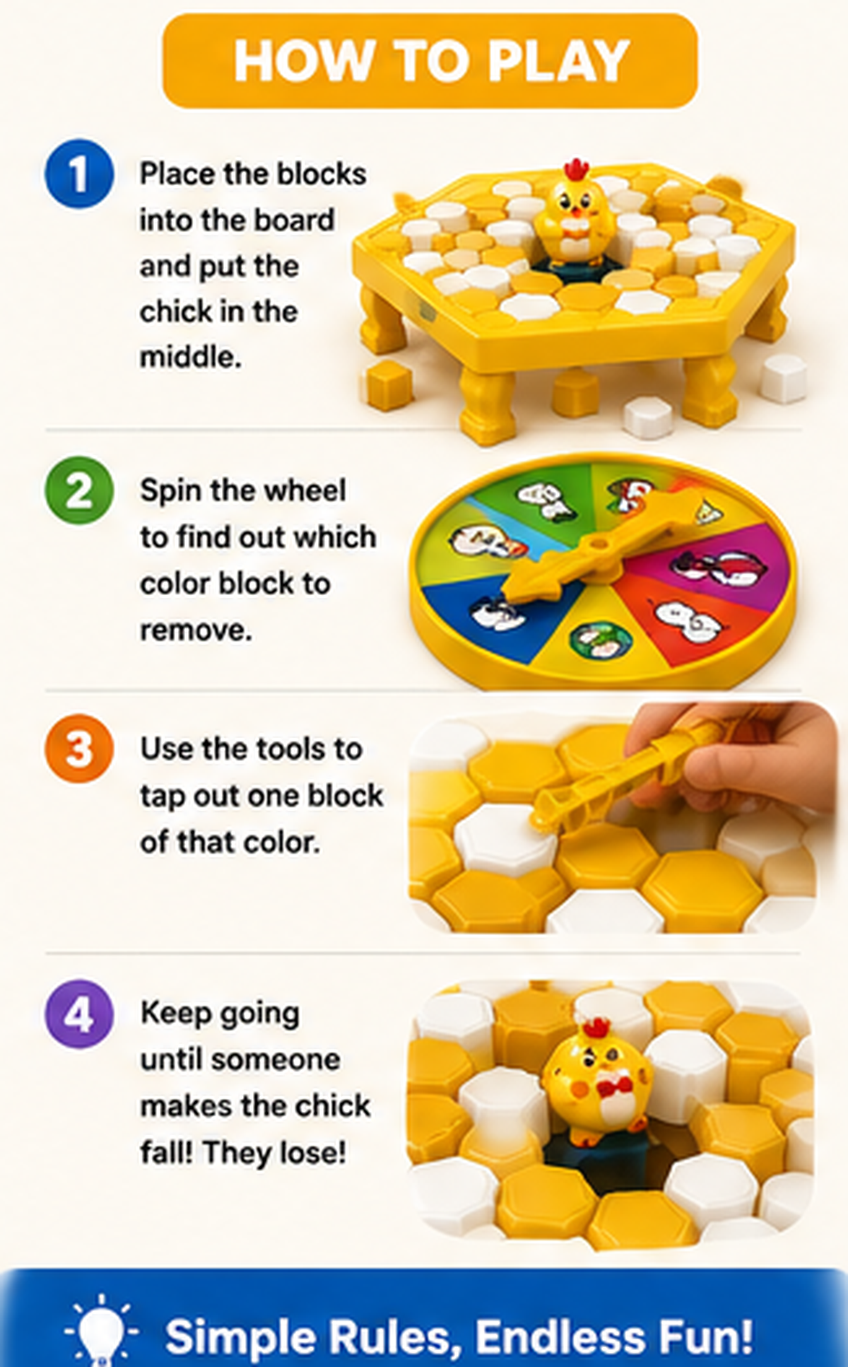 Chicken Icebreaker Adventure Board Game