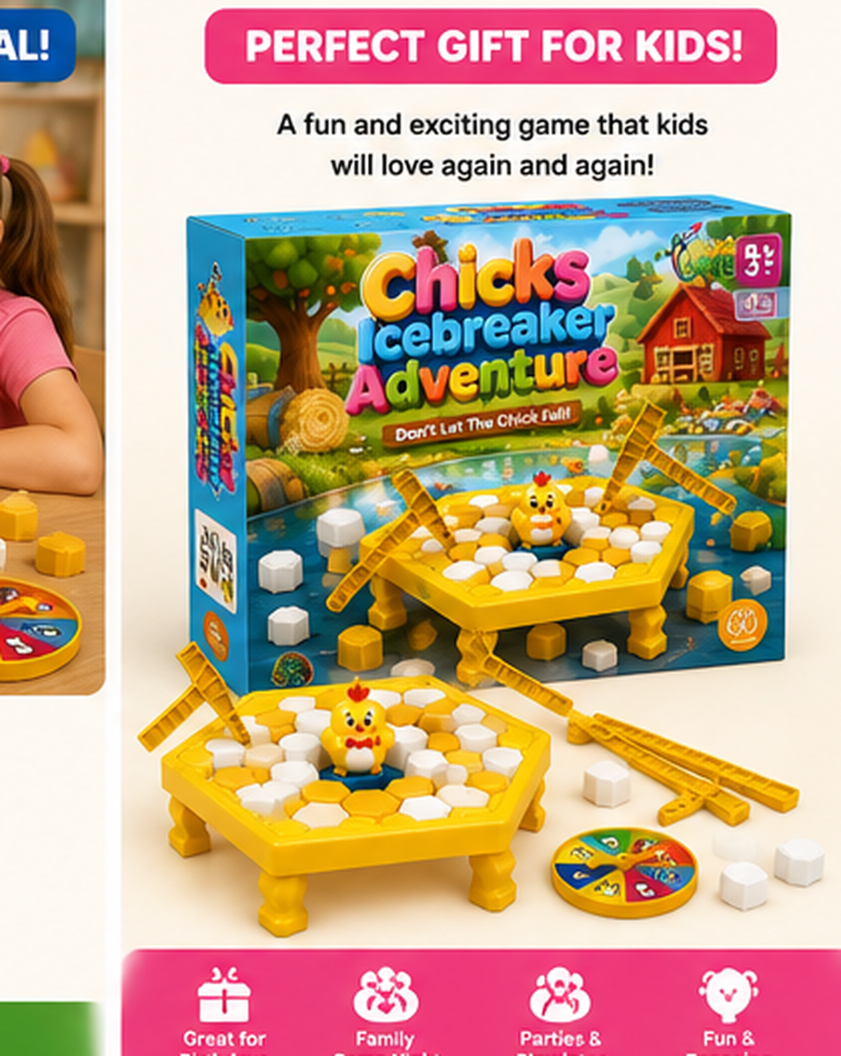 Chicken Icebreaker Adventure Board Game