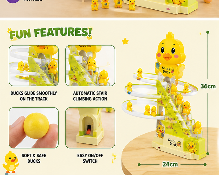 Cute Duck Slide Track