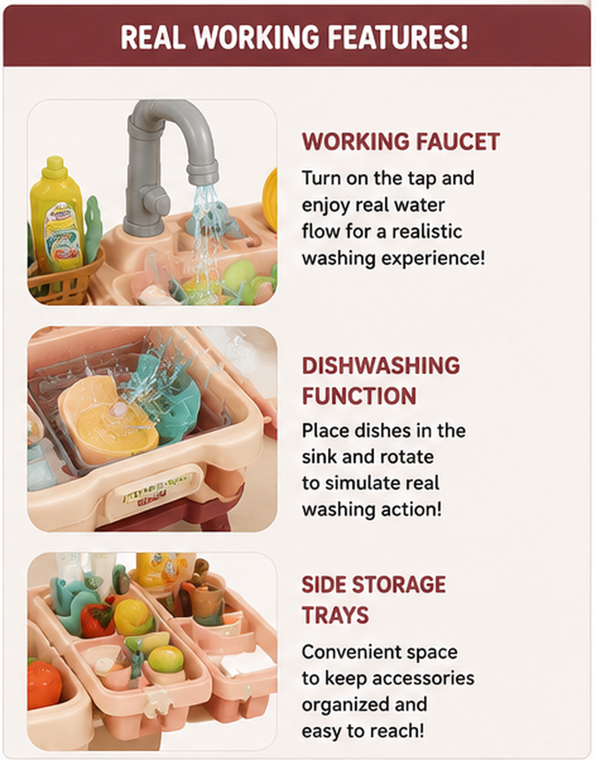 31-Piece Dishwasher Play Set