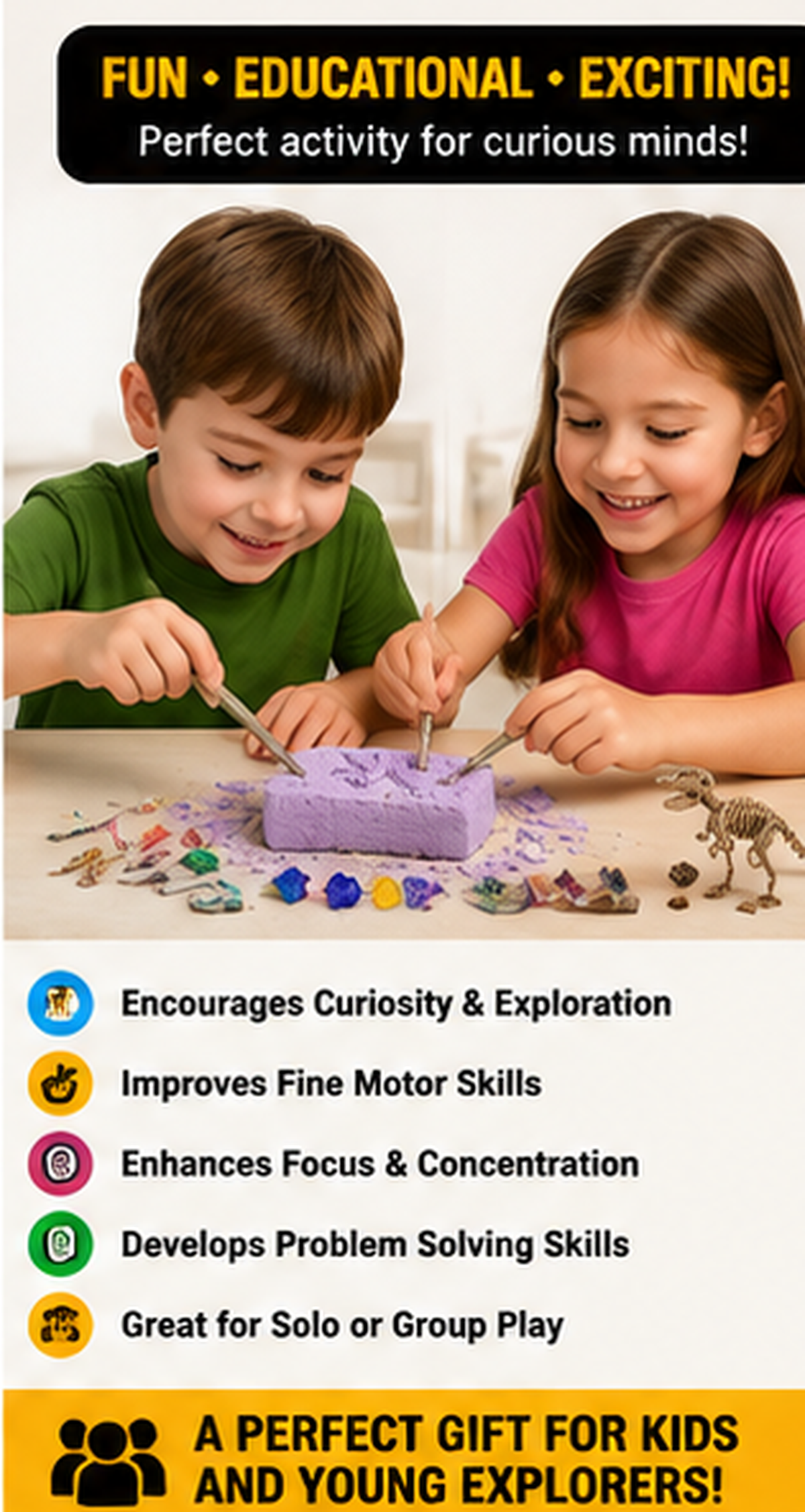 3-in-1 DIY Excavation Mystery Kit
