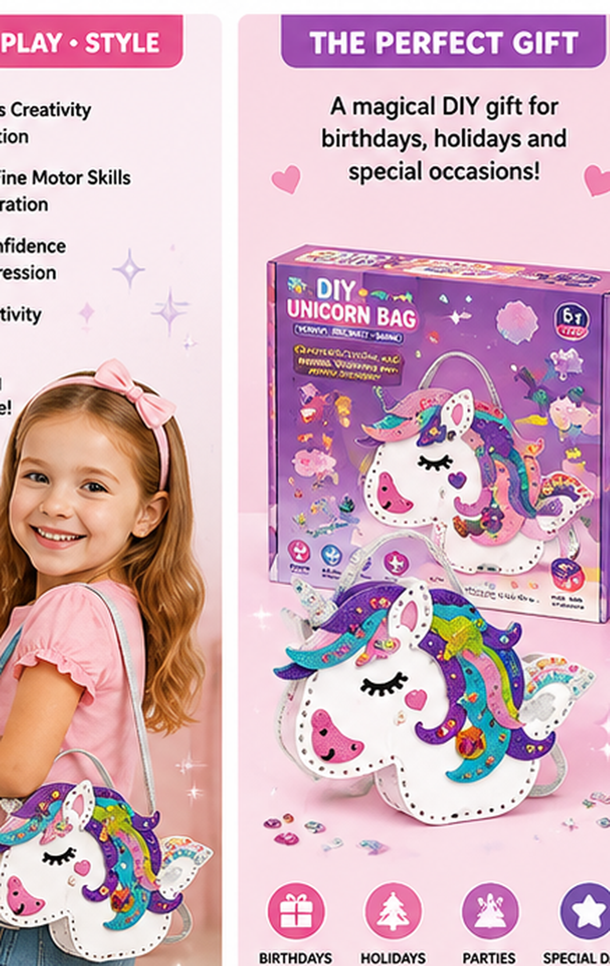DIY Unicorn Bag Craft Kit
