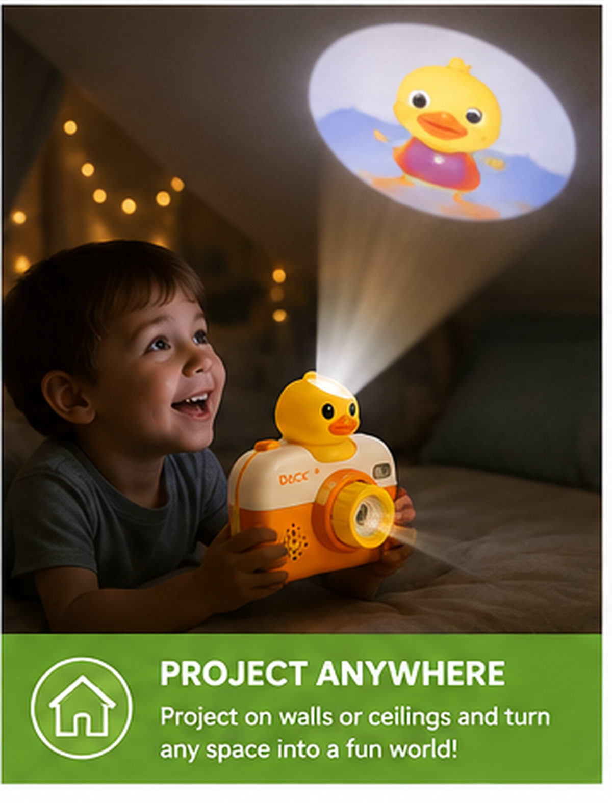 Duck Projector Camera for Kids