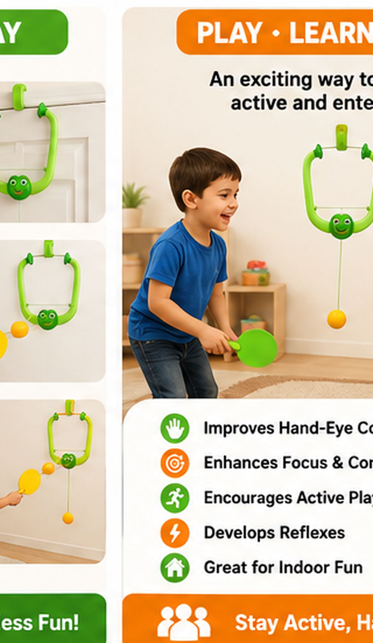 Hanging Table Tennis Set