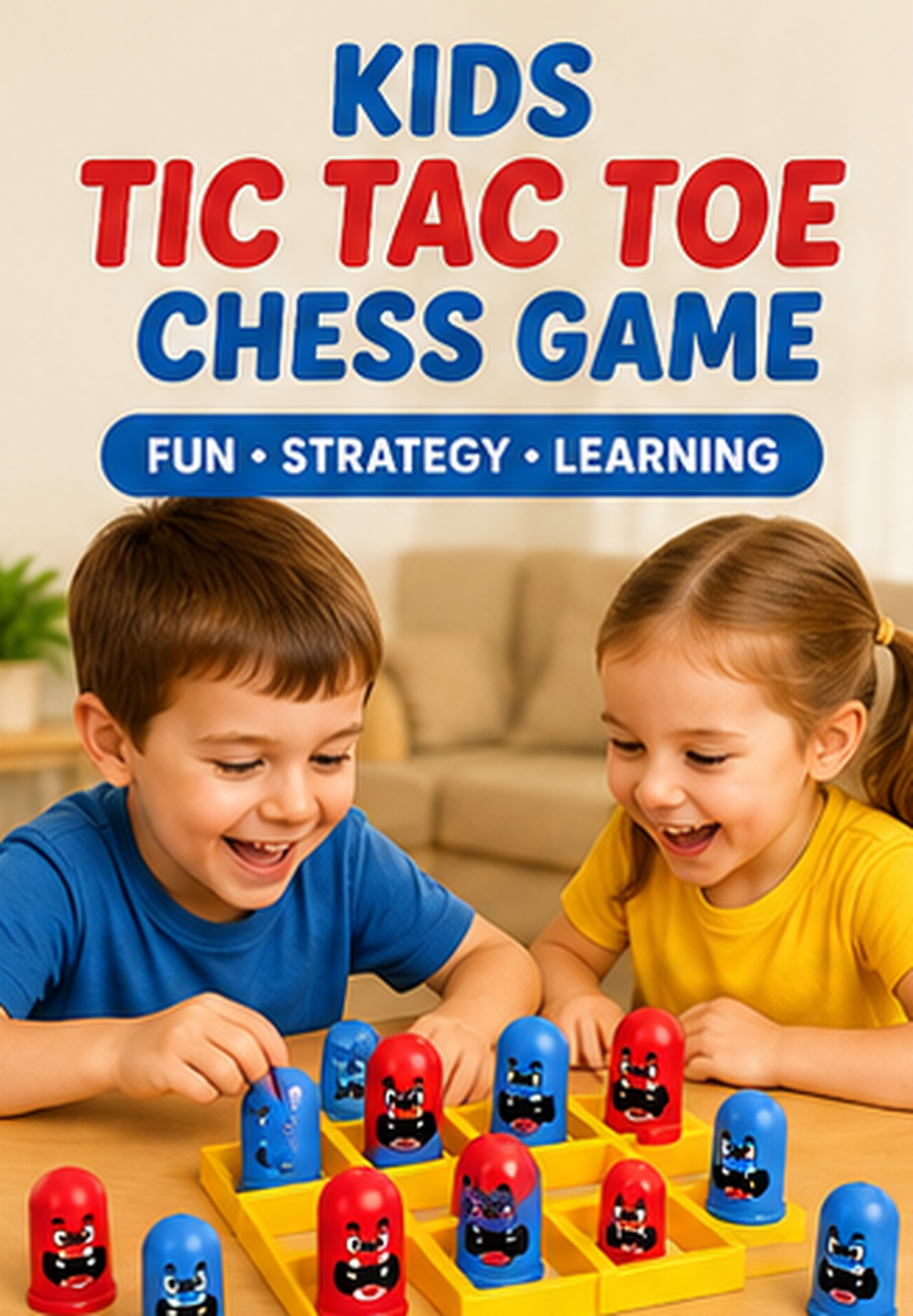 Kids Tic-Tac-Toe Chess Game