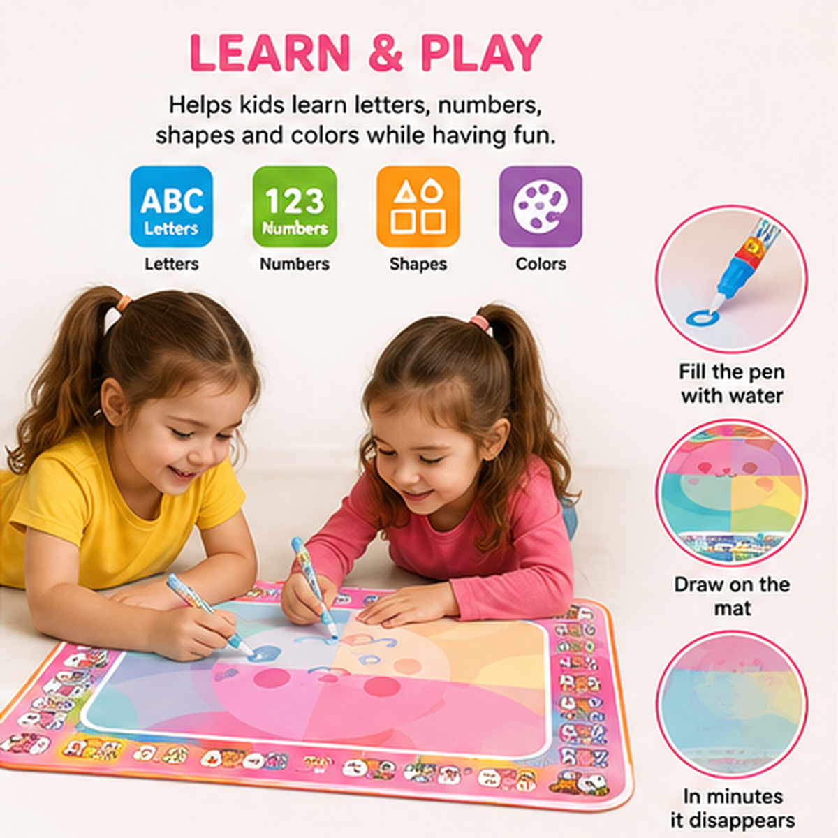 Magical Water Canvas Mat