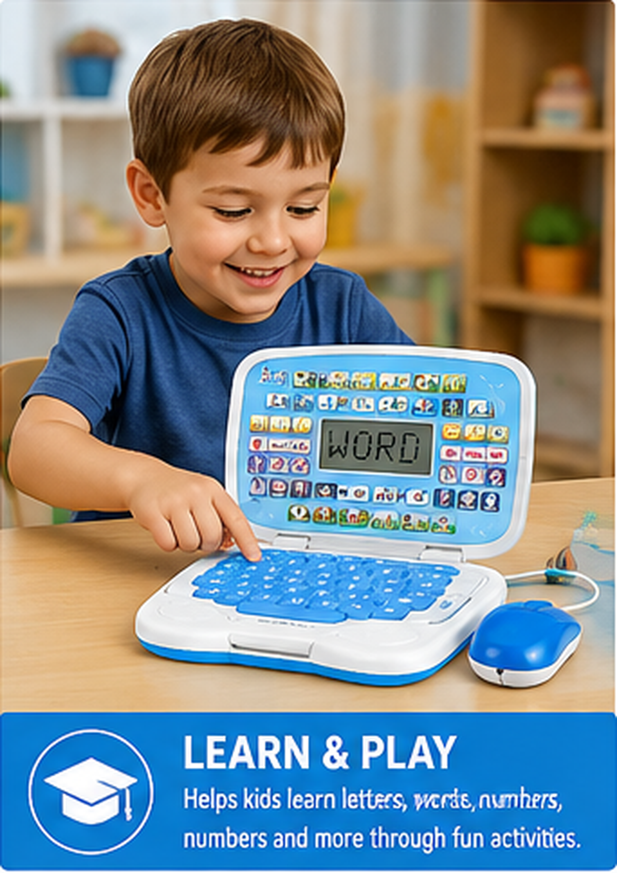 Mini Learning Laptop with Mouse