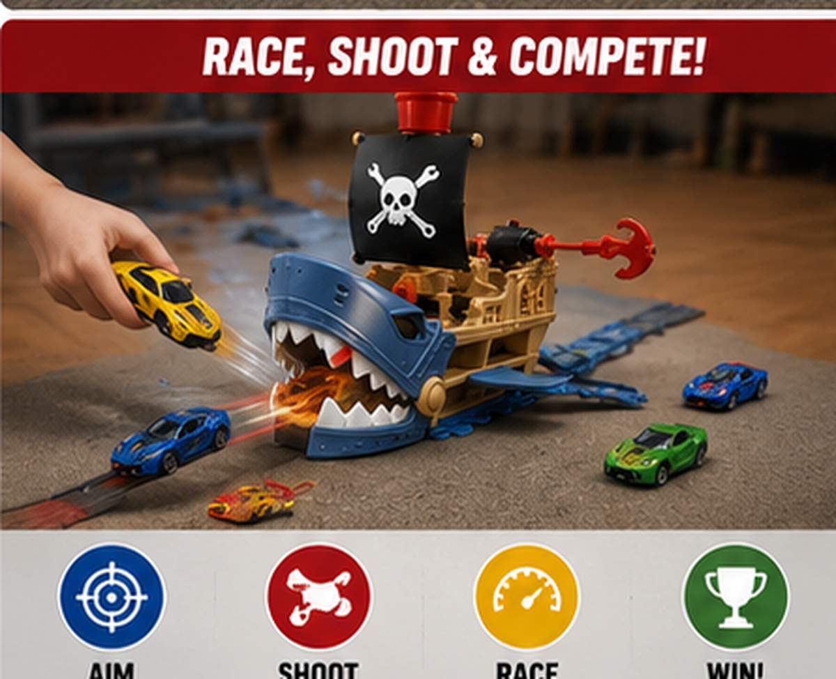 Pirate Ship Railcar Set