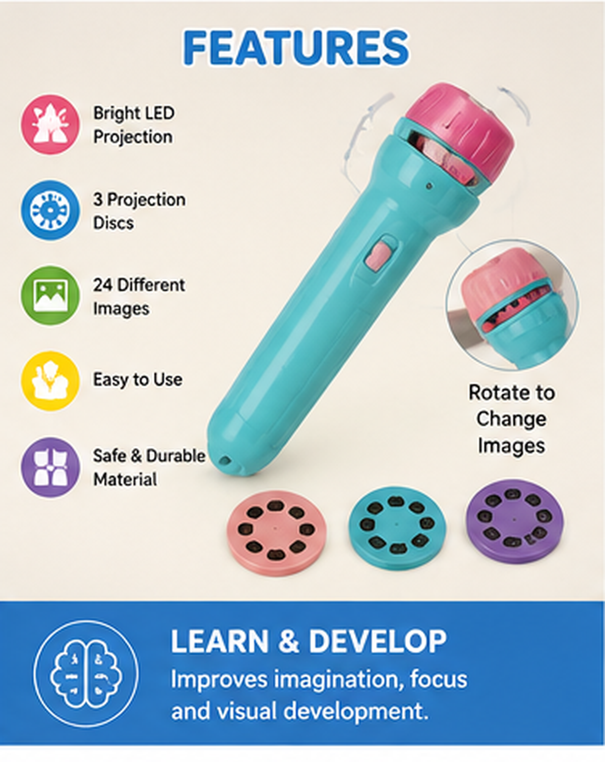 Kids Projector Light
