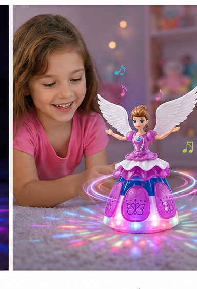 Rotating Princess Doll with Lights & Music