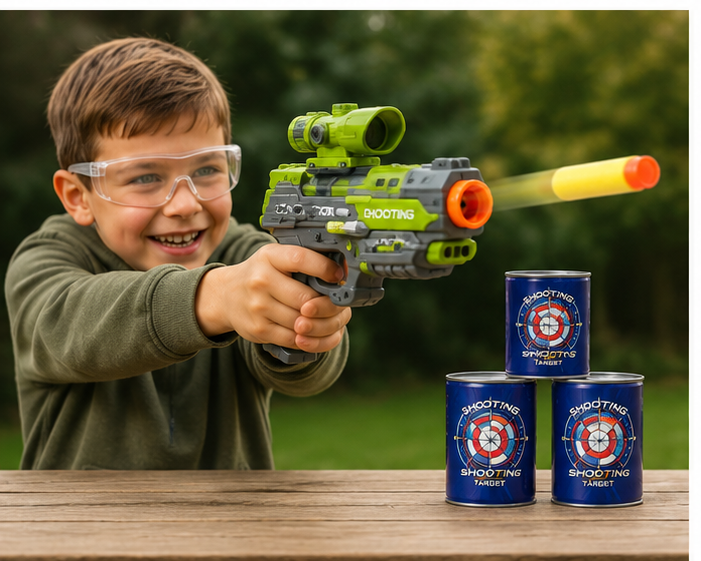 Soft Foam Bullet Shooting Toy Gun Set