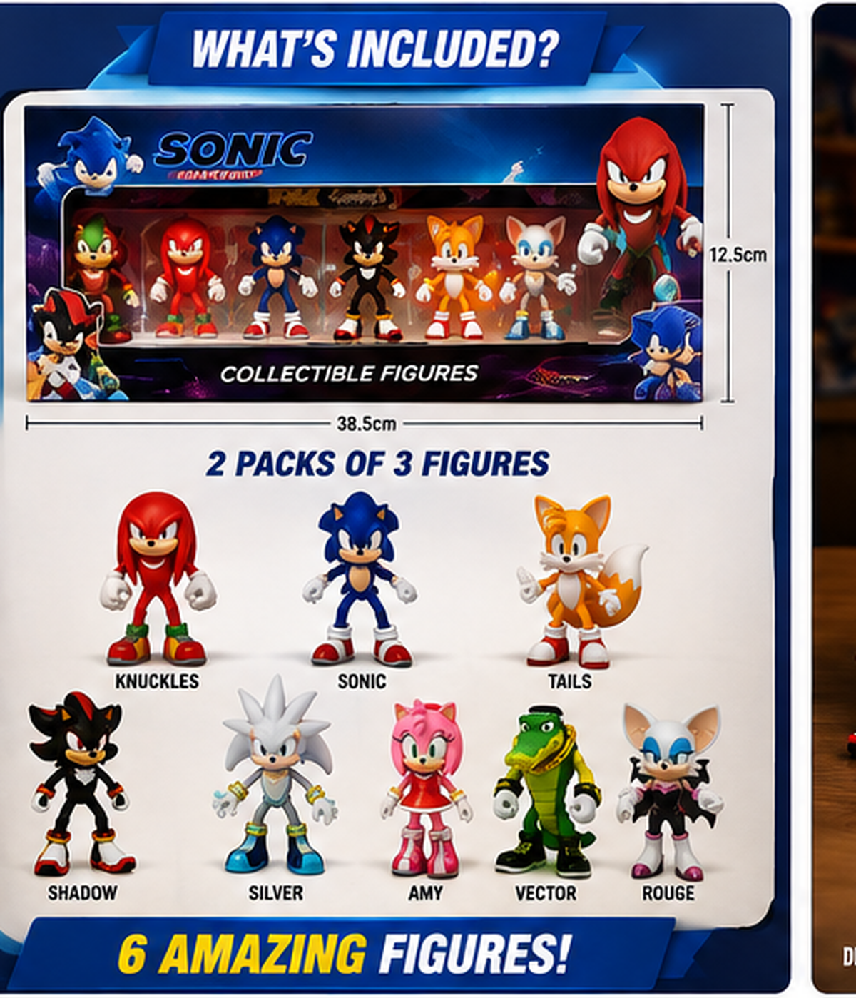 Sonic Character Figure Set – 6