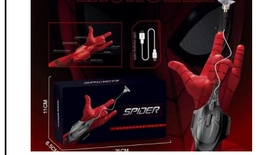 Kids Rechargeable Web Shooter Toy