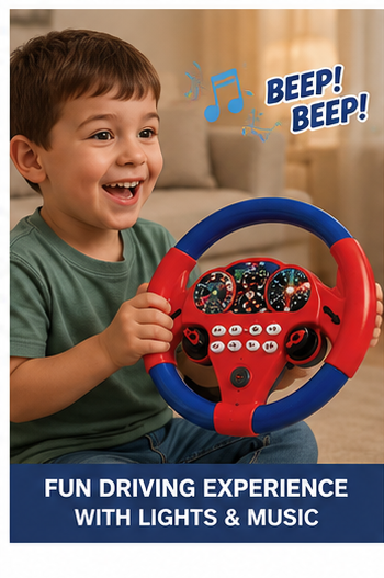 Kids Superhero Steering Wheel