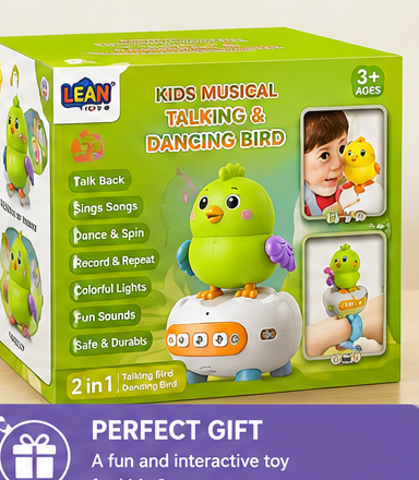 Kids Musical Talking & Dancing Bird Toy